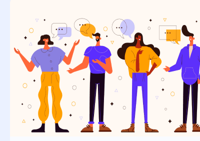 All-in-one employee communications illustration