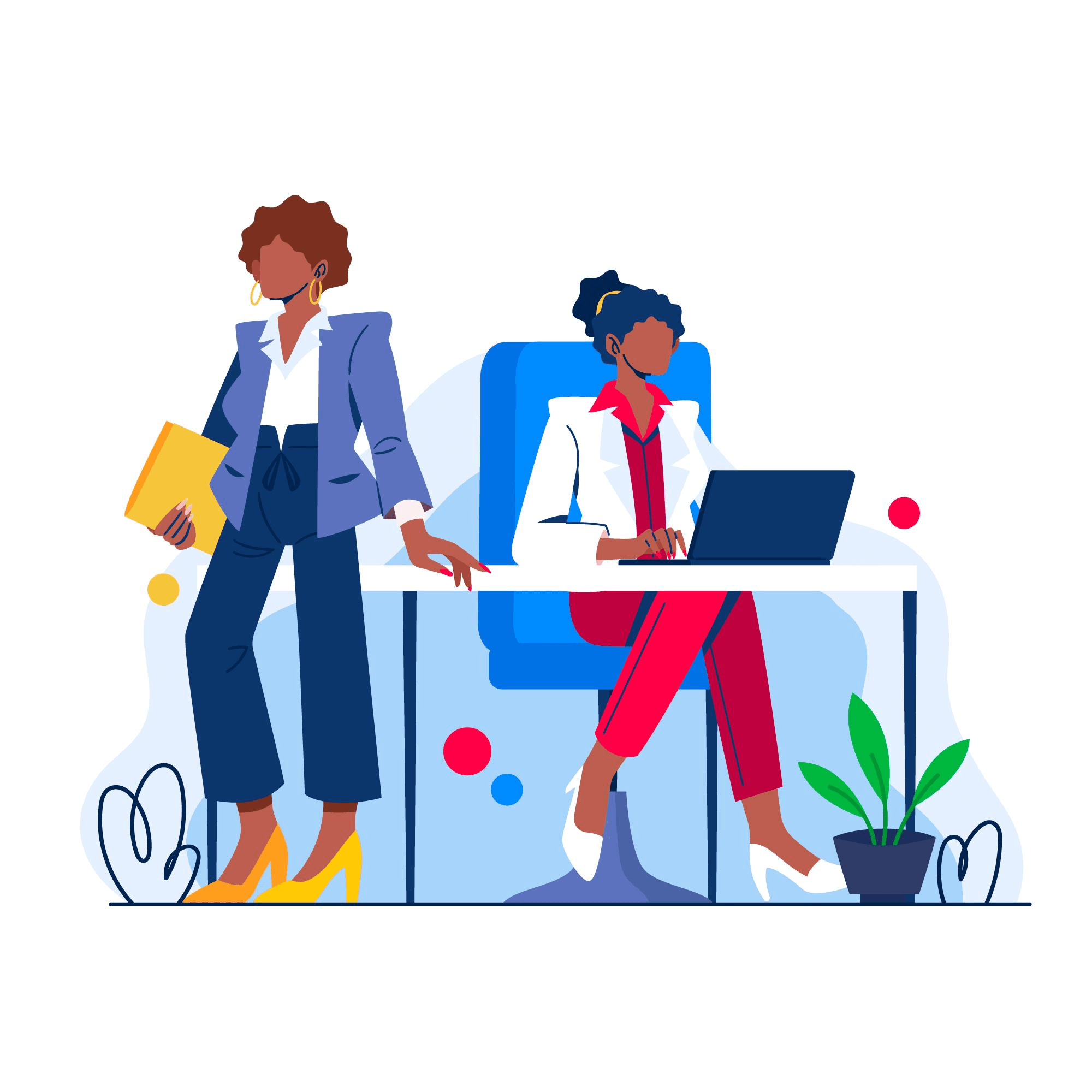 Employee team illustration